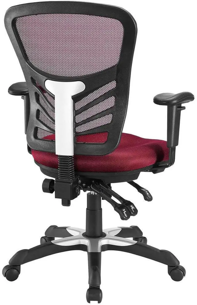 Alt view image 5 of 5 - Articulate Ergonomic Mesh Office Chair in Red