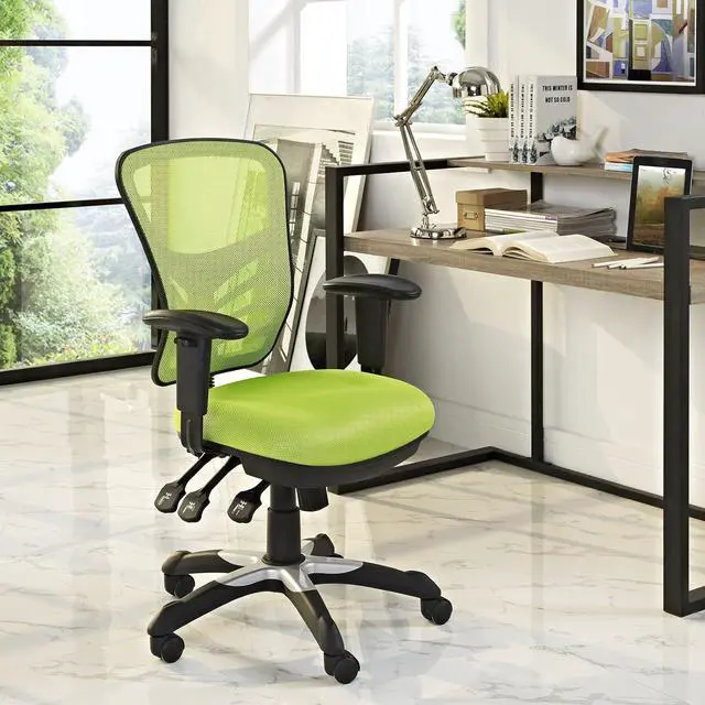 Alt view image 2 of 5 - Articulate Ergonomic Mesh Office Chair in Green