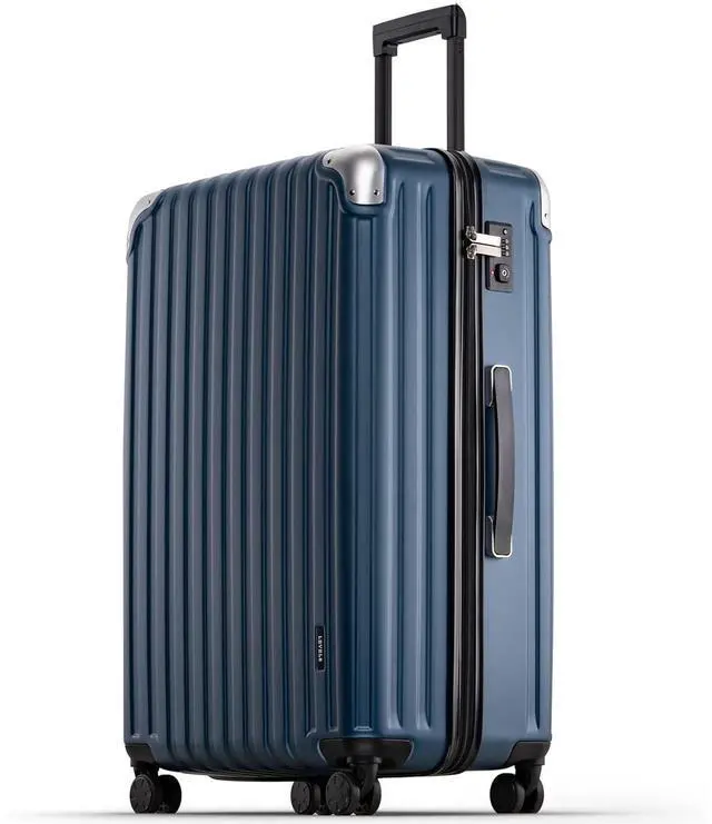 Main image of LEVEL8 Grace Luggage, 28 Inch Hardside Suitcase, Abs+Pc Harshell Spinner Luggage with Tsa Lock, Spinner Wheels, Blue, 28 Inch
