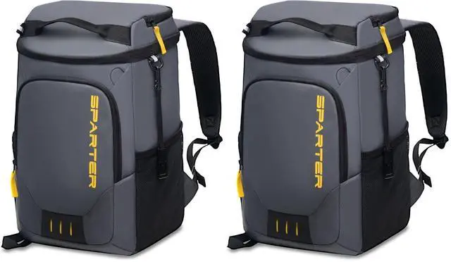 Main image of SPARTER Backpack Cooler Insulated Leak Proof 33/49 Cans, 2 Insulated Compartments Thermal Bag, Portable Lightweight Beach Travel Camping Lunch Backpack for Men and Women
