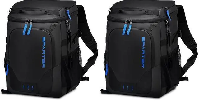 Main image of SPARTER Backpack Cooler Insulated Leak Proof 33/49 Cans, 2 Insulated Compartments Thermal Bag, Portable Lightweight Beach Travel Camping Lunch Backpack for Men and Women
