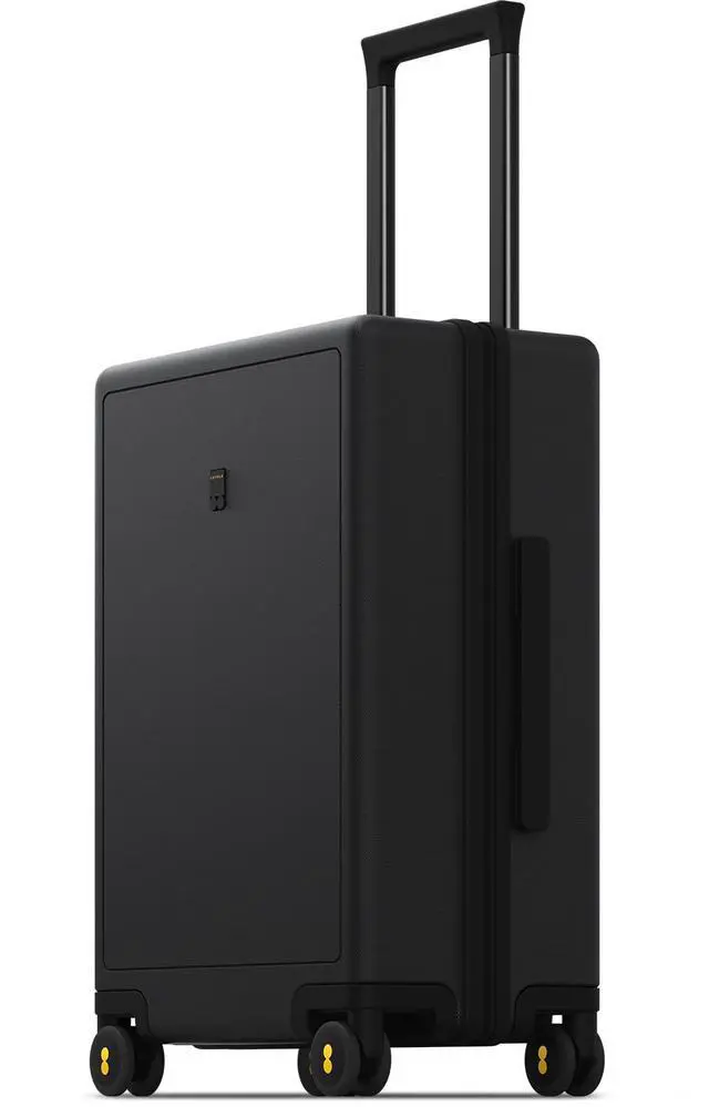 Main image of LEVEL8 Hard Shell Carry on Luggage Airline Approved, Carry-on Suitcases with Wheels, Lightweight Luminous Textured Hardside Travel Bag with Tsa Lock, 20 Inch, Black