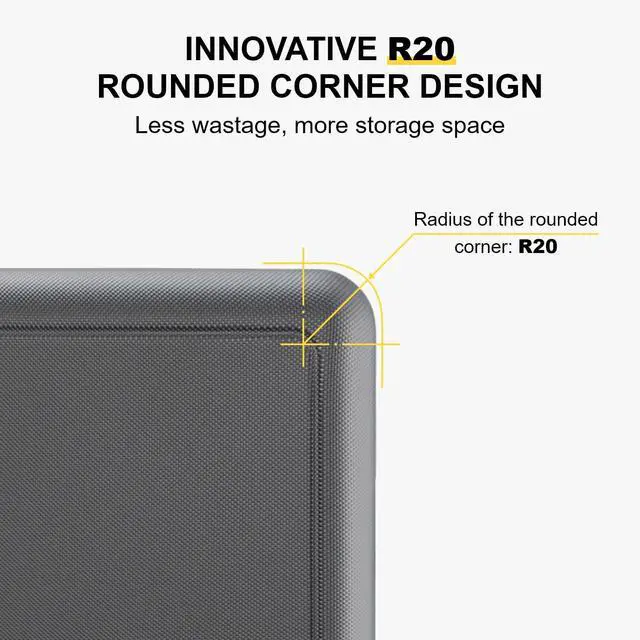 Alt view image 6 of 7 - LEVEL8 Checked Luggage, Large Suitcase, Lightweight Luminous Textured Tsa Approved Medium Hardside Luggages with 8 Spinner Wheels, 24 Inch, Dark Grey