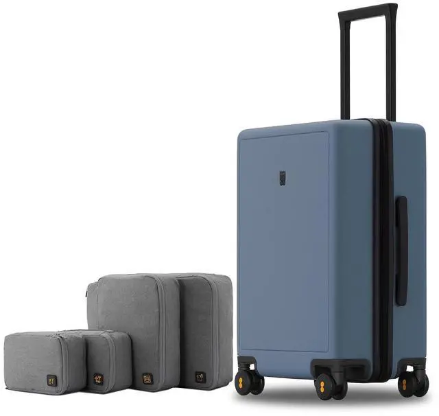 Main image of LEVEL8 Elegance Carry-on Suitcase, 20 Inch Carry on Luggage, Hardside Large Suitcases with Wheels, Tavel Bag with Tsa Lock,Blue Grey