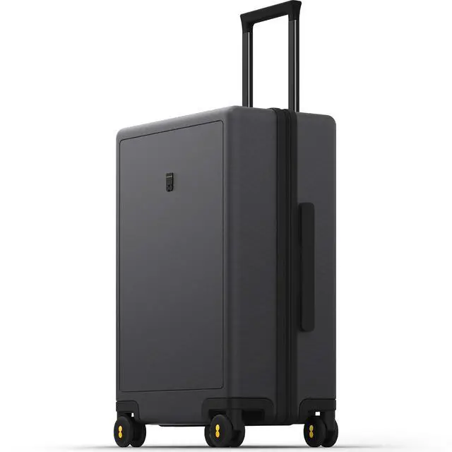 Alt view image 4 of 7 - LEVEL8 Luminous 24 Inch Checked Luggage with Luggage Straps