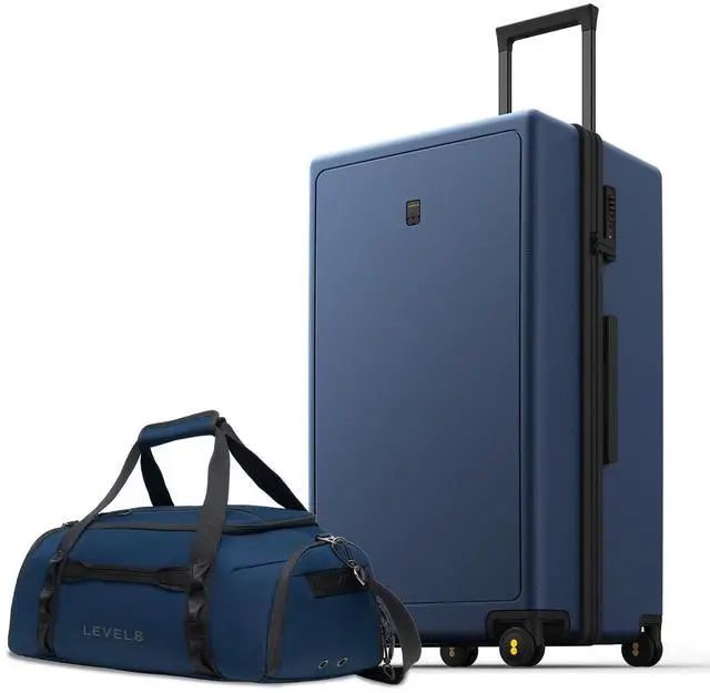 Main image of LEVEL8 Luminous 28 Inch Trunk Luggage with Water Resistant Travel Duffle Bag