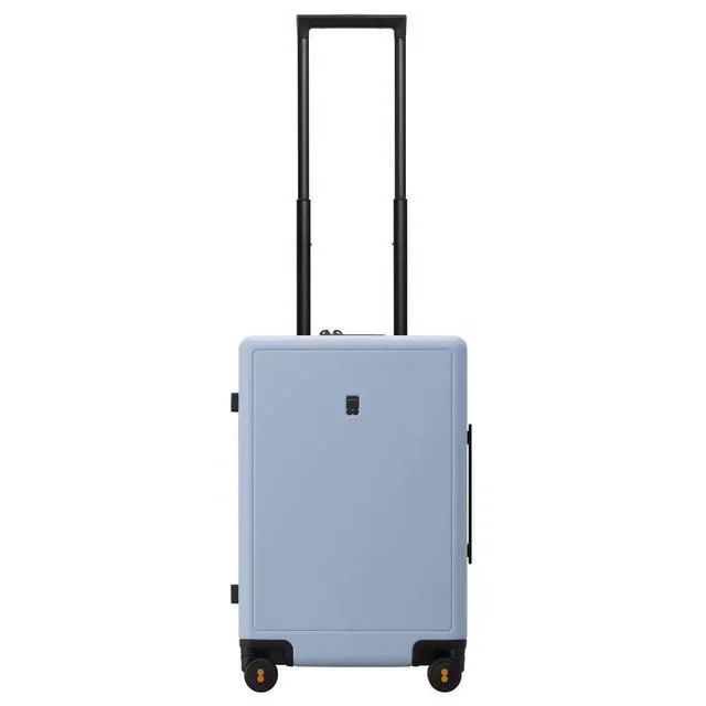 Alt view image 5 of 7 - LEVEL8 Elegance PC Matte Hardshell Luggage Set, 20" Carry-On and 24" Checked Medium Luggage - Light Blue