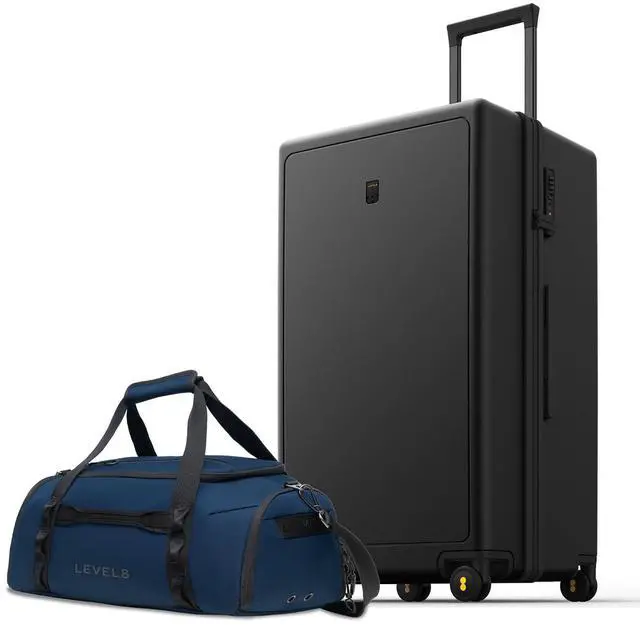 Main image of LEVEL8 Luminous 28 Inch Trunk Luggage with Water Resistant Travel Duffle Bag