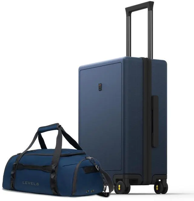 Main image of LEVEL8 Luminous 20 Inch Carry on Luggage with Water Resistant Travel Duffle Bag