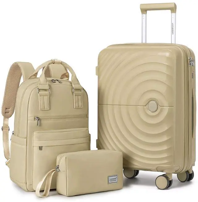 Main image of LARVENDER Luggage Sets 3 Piece Set Suitcase Hardshell Expandable Carry On