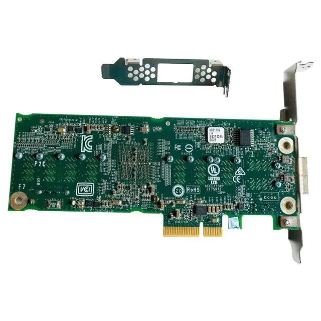 Alt view image 2 of 5 - 12Gb/s SAS Expander Card Adaptec AEC-82885T, 9-Connector (7X Internal SFF-8643 + 2X External SFF-8644), PCIe Slot Power, SES-2/SGPIO, for LSI HBA/RAID, TrueNAS unRAID Proxmox ESXi JBOD