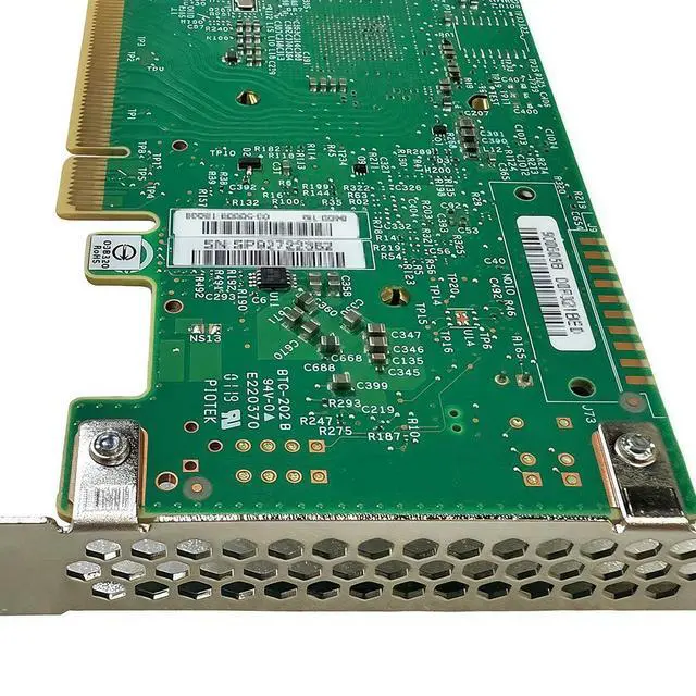 Alt view image 4 of 4 - SAS HBA Card Compatible with LSI 9400-16i IT Mode PCIe SATA Expansion Card, 16-Port 12Gbps PCIe 3.1, SAS Expander Support, SATA HBA Controller with 4X SFF-8643 Internal for ZFS TrueNAS unRAID NAS