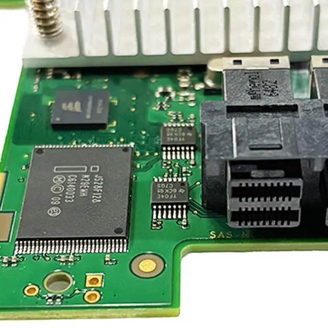 Alt view image 5 of 6 - SAS HBA Card Compatible with LSI 9300-8i IT Mode & D3307 PCIe SATA Expansion Card, 8-Port 12Gbps PCIe 3.0, SAS Expander Support, HBA Controller with 2X SFF-8643 to 4X SATA Cables for TrueNAS unRAID