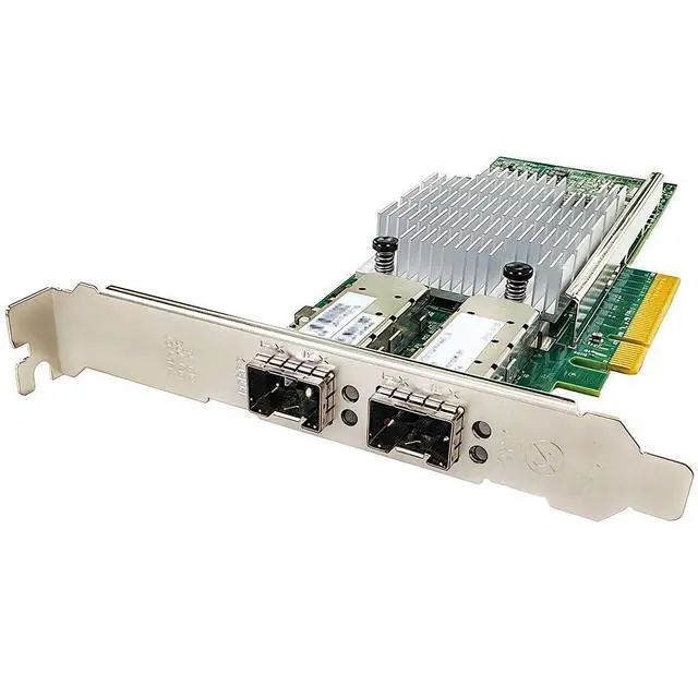 Alt view image 4 of 5 - 10GbE SFP+ Network Card Compatible with BCM57810S PCIe Ethernet Card, 2 Ports SFP+ 10GBASE-SR/LR, PCIe 2.0, SR-IOV Jumbo Frames PXE iSCSI PCI Network Adapter