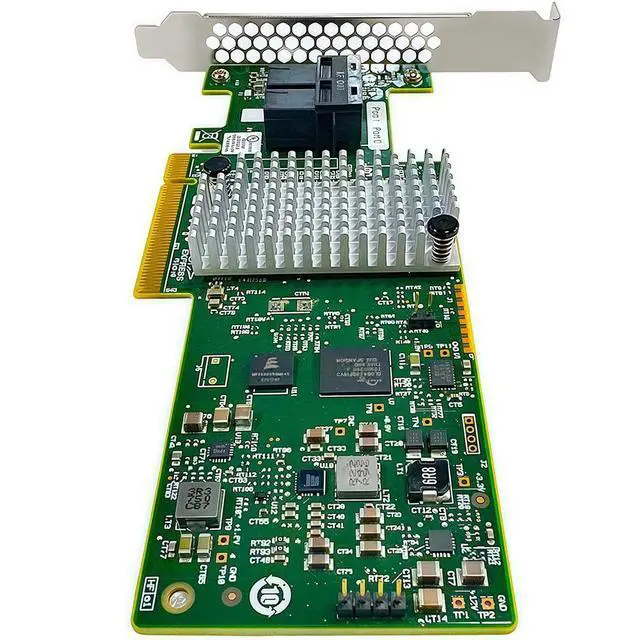 Alt view image 2 of 5 - SAS HBA Card Compatible with LSI 9302-8i IT Mode PCIe SATA Expansion Card, 8-Port 12Gb/s PCIe 3.0 x8, SAS Expander Support, 2X SFF-8643 Internal, for ZFS TrueNAS unRAID NAS Home Lab HBA Controller