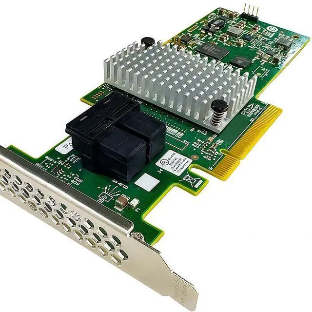 Alt view image 3 of 5 - SAS HBA Card Compatible with LSI 9302-8i IT Mode PCIe SATA Expansion Card, 8-Port 12Gb/s PCIe 3.0 x8, SAS Expander Support, 2X SFF-8643 Internal, for ZFS TrueNAS unRAID NAS Home Lab HBA Controller