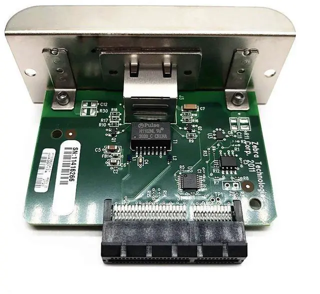 Main image of PARTS P1037974-001 Wired Internal Network Card for Zebra ZT210 ZT220 ZT230 ZT200 Series Thermal Printer Print Server Ethernet Port