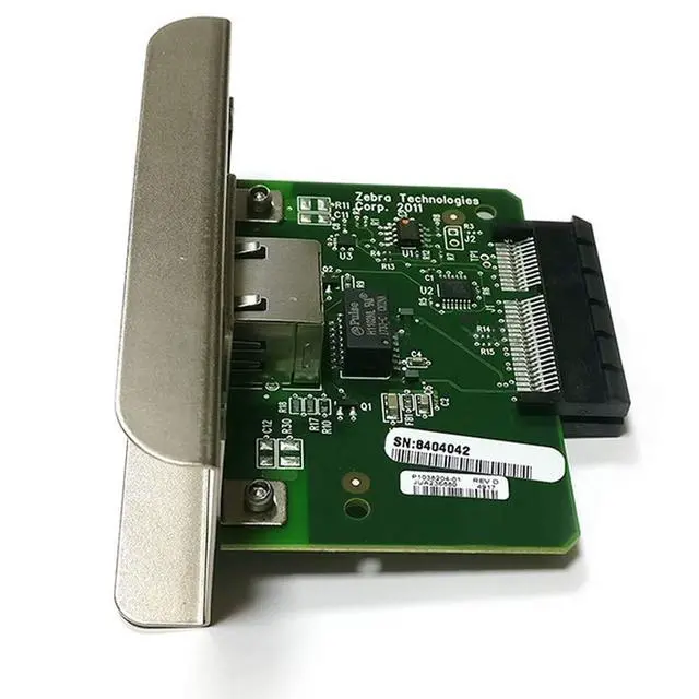 Alt view image 4 of 4 - PARTS P1037974-001 Wired Internal Network Card for Zebra ZT210 ZT220 ZT230 ZT200 Series Thermal Printer Print Server Ethernet Port