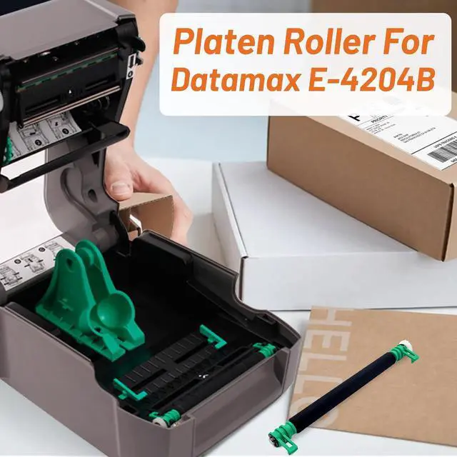 Alt view image 2 of 7 - GETPARTS ROL78-2867-01 Kit Platen Roller for Datamax E-4205A E-4204B E-4304 E-4206P Thermal Label Printer 203dpi 300dpi Genuine