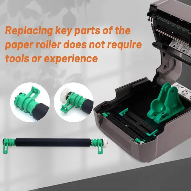Alt view image 3 of 7 - GETPARTS ROL78-2867-01 Kit Platen Roller for Datamax E-4205A E-4204B E-4304 E-4206P Thermal Label Printer 203dpi 300dpi Genuine