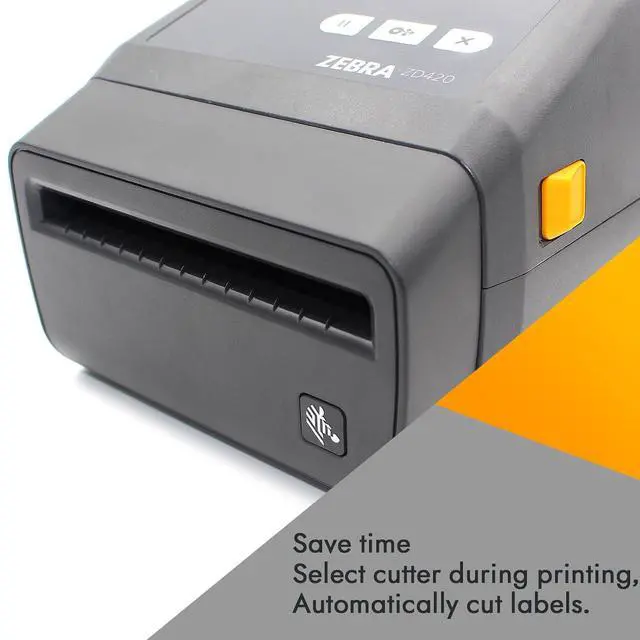 Alt view image 5 of 7 - P1080383-417 Kit Cutter Upgrade Attachment for Zebra ZD420d and ZD620d Direct Thermal Desktop Printers,No Ribbon Require Direct Thermal Printer 203dpi 300dpi