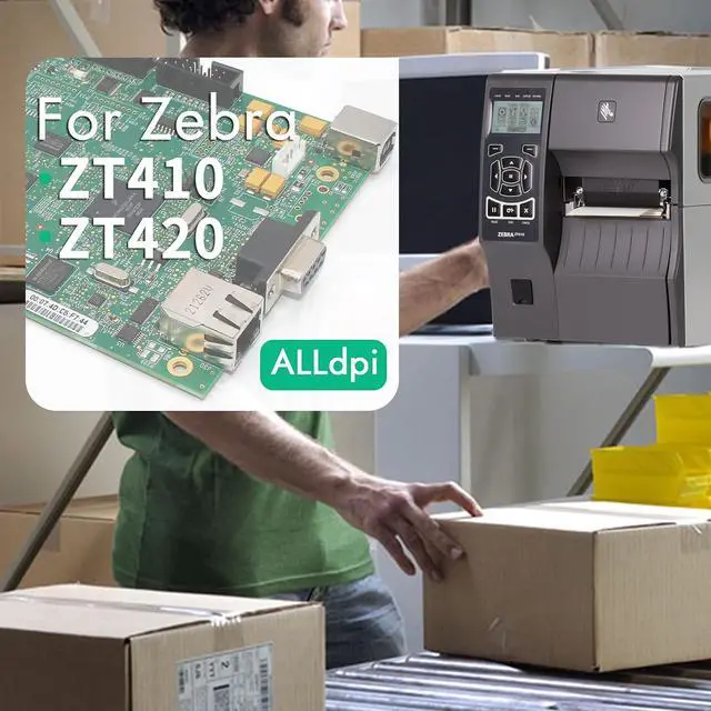 Alt view image 2 of 7 - P1058930-402 New Main Logic Board Mainboard for Zebra ZT410 ZT420 Thermal Printer ZT400 Series All dpi