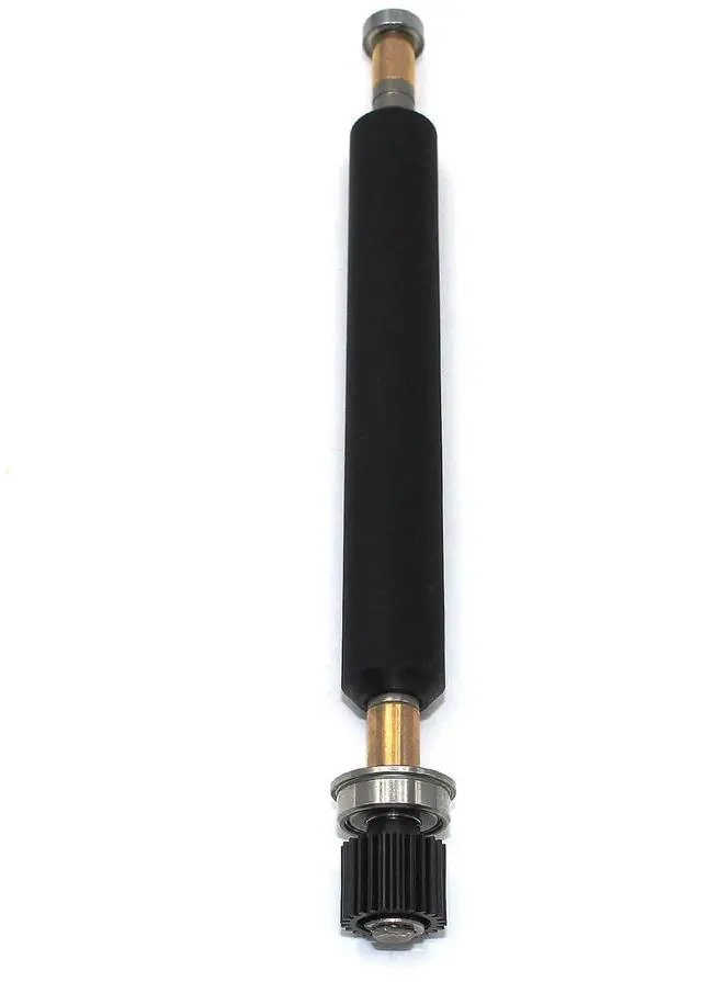 Main image of 252369-001 Printronix T4M SL4M Kit Platen Roller Replacement Part, Black and Gold Precision Feed Roller with Gear