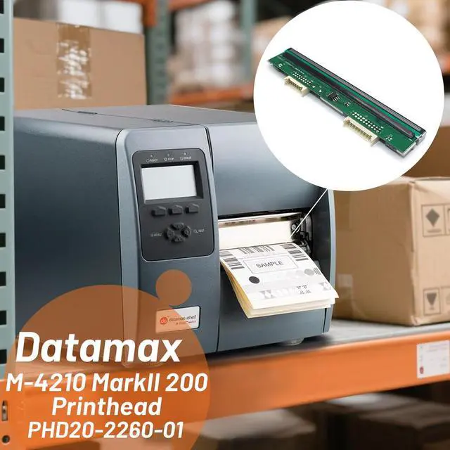 Alt view image 2 of 7 - PHD20-2260-01 New Printhead for Datamax M-Class M-4210 Mark II Thermal Barcode Printer OEM Replacement 203dpi