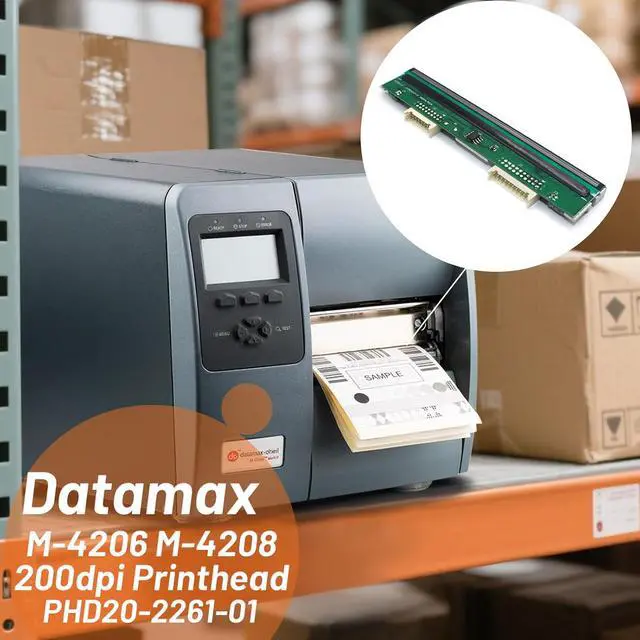 Alt view image 2 of 7 - GETPARTS PHD20-2261-01 New Printhead for Datamax M-Class M-4206 M-4208 Mark II Thermal Barcode Printer OEM Replacement 203dpi