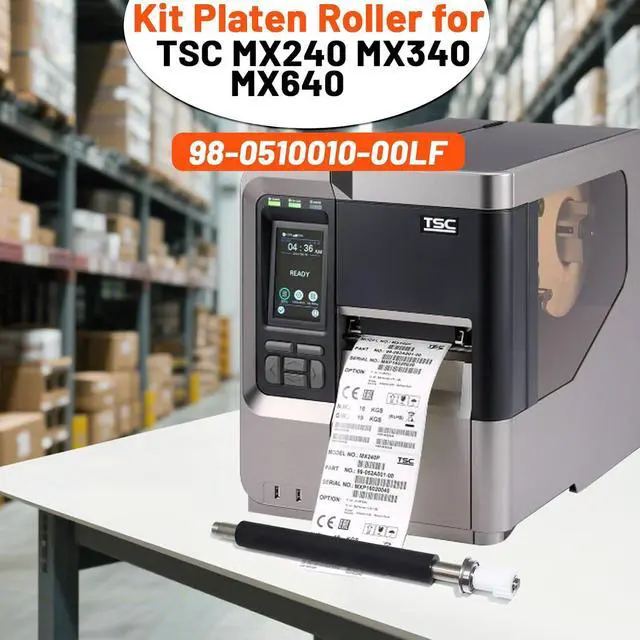 Alt view image 3 of 6 - 98-0510010-00LF Kit Platen Roller Kit for TSC MX240, MX340, MX640 Thermal Printer, MX Series, All DPI