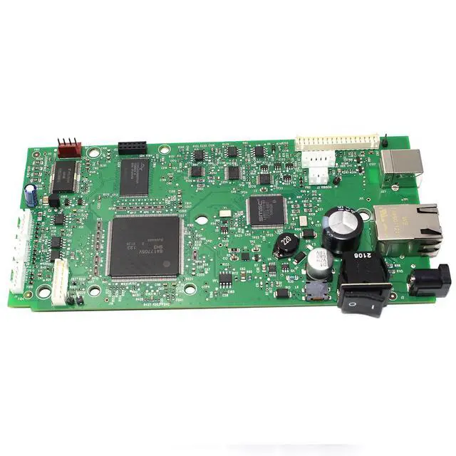 Alt view image 4 of 7 - P1012845-022 Main Control PCBA Mainboard for Zebra TLP2824 Plus Thermal Printer std. USB &Ethernet