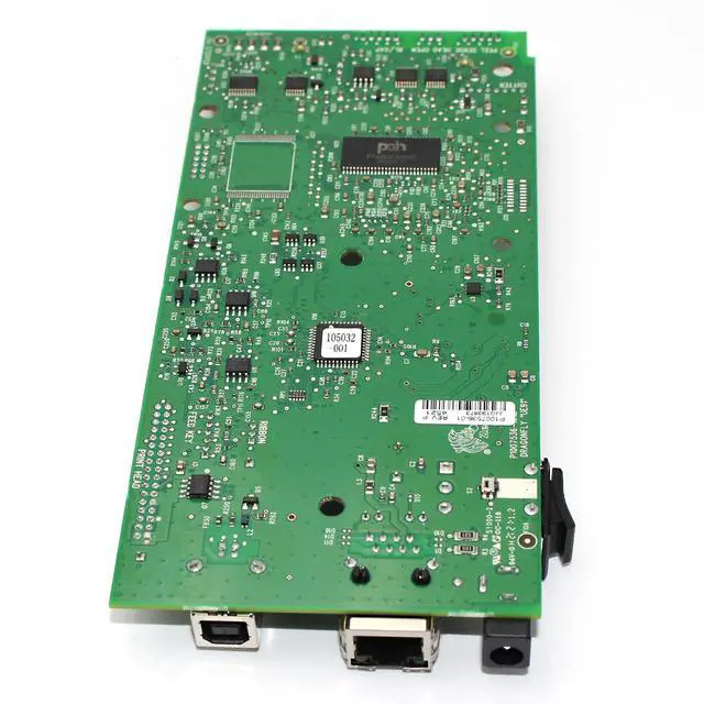 Alt view image 6 of 7 - P1012845-022 Main Control PCBA Mainboard for Zebra TLP2824 Plus Thermal Printer std. USB &Ethernet