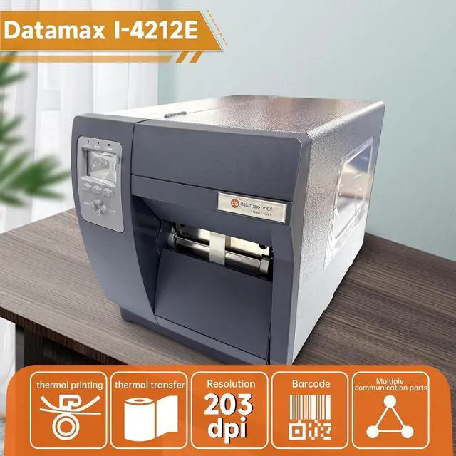 Alt view image 2 of 7 - GETPARTS I12-07-4Y00N007 Datamax O'Neil I-Class I-4212E Mark II 203DPI Thermal Industrial Barcode Printer 4.10 Inch Print Width | USB 2.0 + Serial Ports RS232 + Parallel Port |