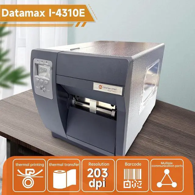 Alt view image 2 of 7 - GETPARTS I13-07-4Y00N007 Datamax O'Neil I-Class I-4310E Mark II 300DPI Thermal Industrial Barcode Printer 4.10 Inch Print Width | USB 2.0 + Serial Ports RS232 + Parallel Port |