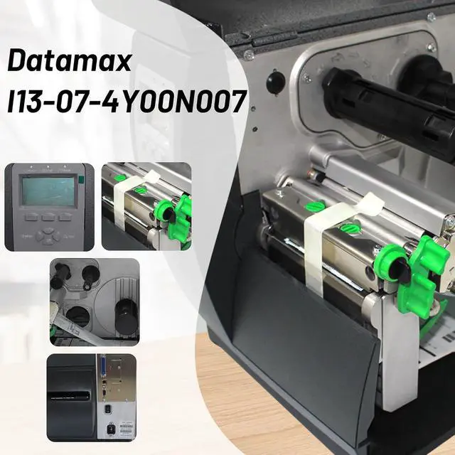 Alt view image 5 of 7 - GETPARTS I13-07-4Y00N007 Datamax O'Neil I-Class I-4310E Mark II 300DPI Thermal Industrial Barcode Printer 4.10 Inch Print Width | USB 2.0 + Serial Ports RS232 + Parallel Port |