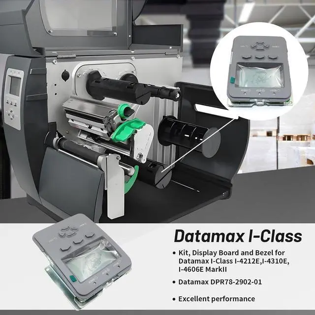 Alt view image 3 of 7 - GETPARTS DPR78-2902-01 Front Control Panel for Datamax I-Class MarkII I-4212E I-4310E I-4606E Thermal Industrial Printer 203dpi 300dpi 600dpi