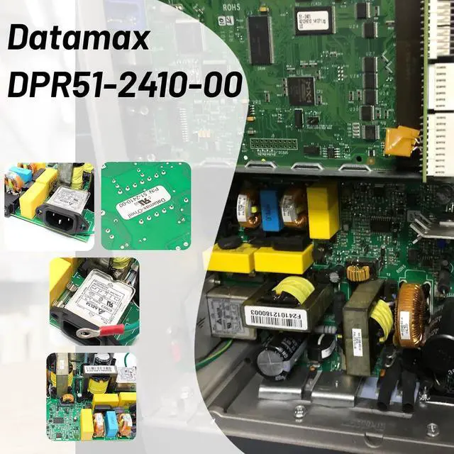 Alt view image 3 of 7 - DPR51-2410-00 Power Supply Board for Datamax H-Class H-4212 H-4310 H-4408 H-4606 Thermal Printer (HS Only)