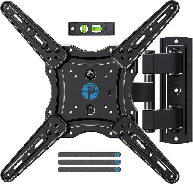 Main image of Pipishell Full Motion TV Wall Mount for 26-65 inch Flat or Curved TVs up to 77 lbs, TV Bracket Wall Mount with Articulating Arms, Extension, Tilt, Swivel, Leveling, Max VESA 400x400mm, PIMF7