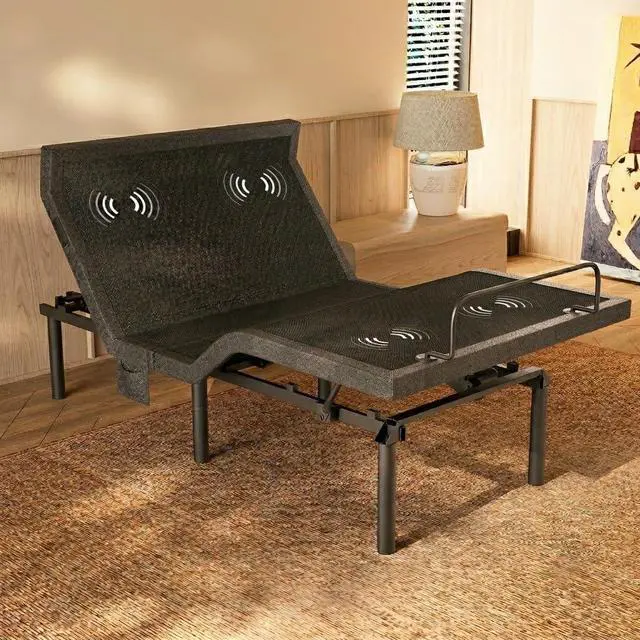 Main image of AMADA HOMEFURNISHING Adjustable Bed Frame Twin XL with 3 Motors, Adjustable Bed with Massage, Head & Foot Lift, Pillow Tilt, Zero Gravity & Anti-Snore, App & Wireless Remote Control, Easy Assembly