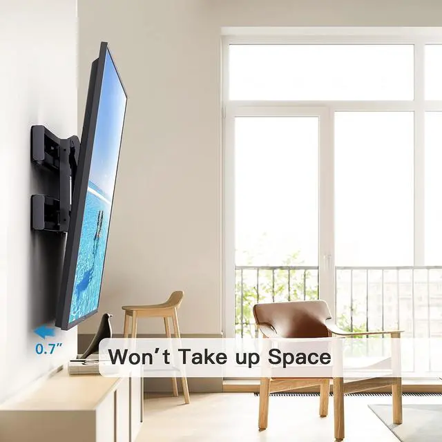 Alt view image 5 of 7 - Pipishell Universal TV Wall Mount Extension Bracket- Fits Any TV Mount for Easy Centering, Extended Wall Mount for 16-24 Inch Studs, Holds Up to 132 LBS