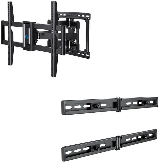 Main image of Pipishell Full Motion TV Wall Mount for 37-75 inch Flat/Curved TVs up to 100lbs, Universal TV Wall Mount Extension Bracket