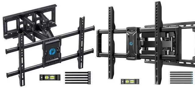 Main image of Pipishell Full Motion TV Wall Mount for Most 37-84 Inch TVs and Pipishell Full Motion TV Wall Mount for 42-85 inch LED TVs up to 132lbs