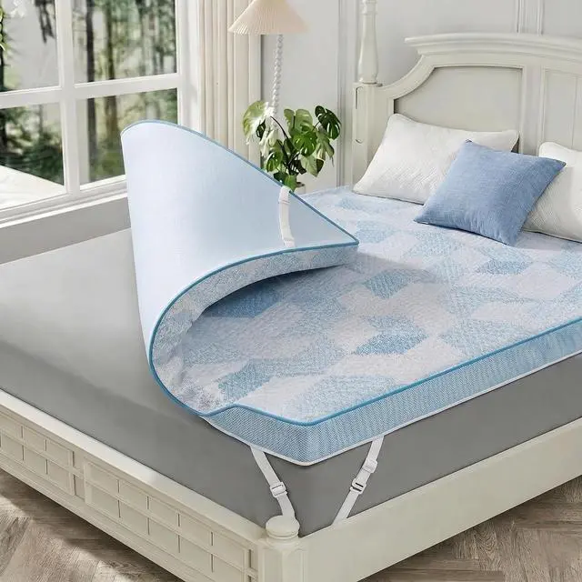 Alt view image 2 of 7 - PERLECARE 3 Inch Full Mattress Toppers Medium Firm- Cooling Gel Memory Foam Mattress with Breathable Bamboo Viscose for Pressure Relief, Washable & Non-Slip, CertiPUR-US® Certified & Oeko-Tex