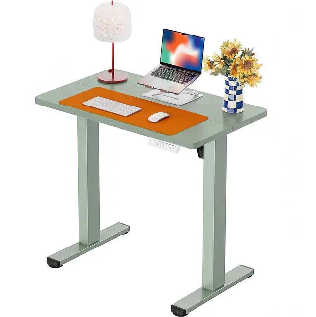 Main image of ErGear Height Adjustable Electric Standing Desk, 32 x 19 Inches Sit Stand up Desk, Memory Computer Home Office Desk,Green