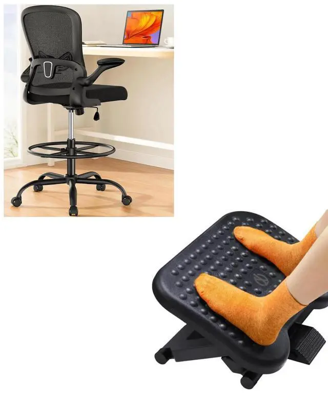 Main image of ErGear Drafting Chair, Under Desk Foot Rest