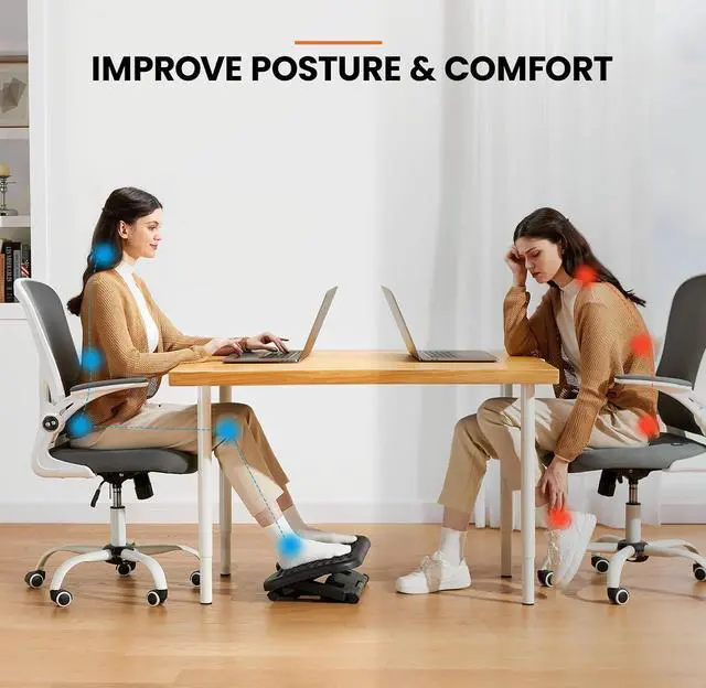 Alt view image 5 of 7 - ErGear Drafting Chair, Under Desk Foot Rest