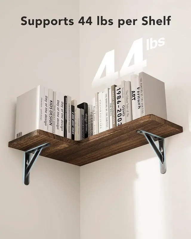 Alt view image 6 of 7 - AMADA HOMEFURNISHING Floating Shelves, Shelves for Wall Decor