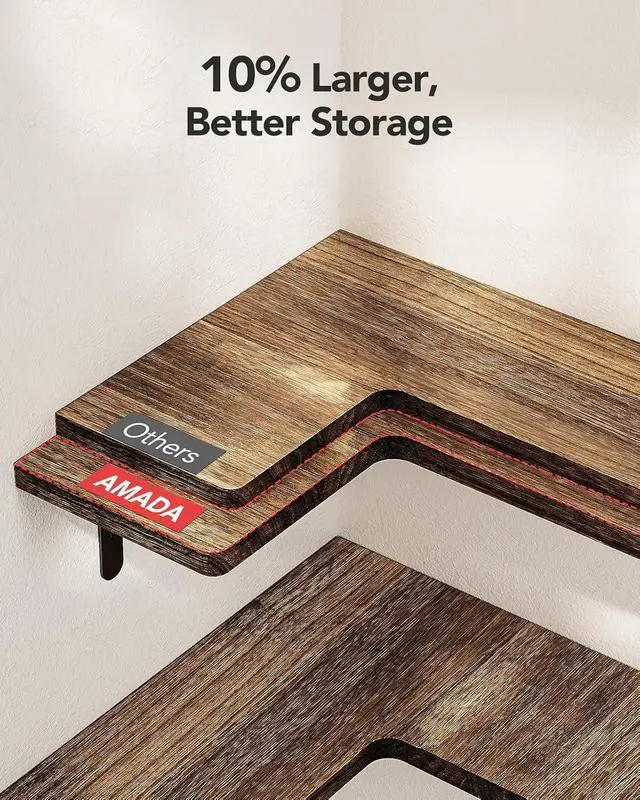 Alt view image 5 of 7 - AMADA HOMEFURNISHING Floating Shelves, Shelves for Wall Decor