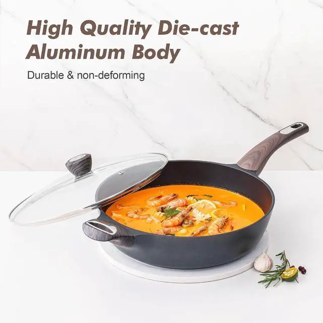 Alt view image 7 of 7 - 14 Pcs Non Stick Kitchen Cooking Set,20 Pcs Induction Cookware Sets, Non-toxic Healthy Non Stick Kitchen Cooking Set, PFOA PFOS Free