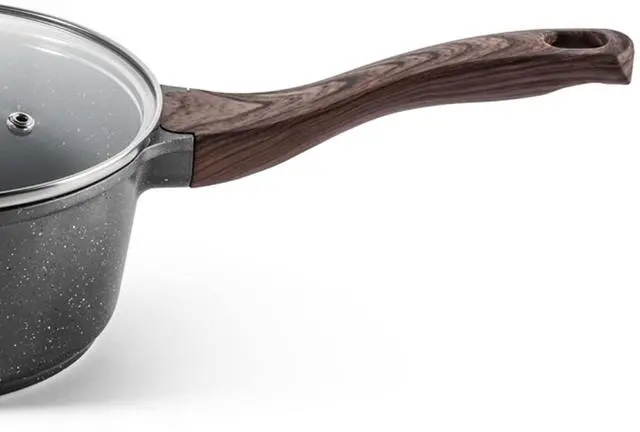 Main image of Sauce Pan Bakelite Handle Replacement Only Compatible with 2.6 QT Saucepan with lid Gray